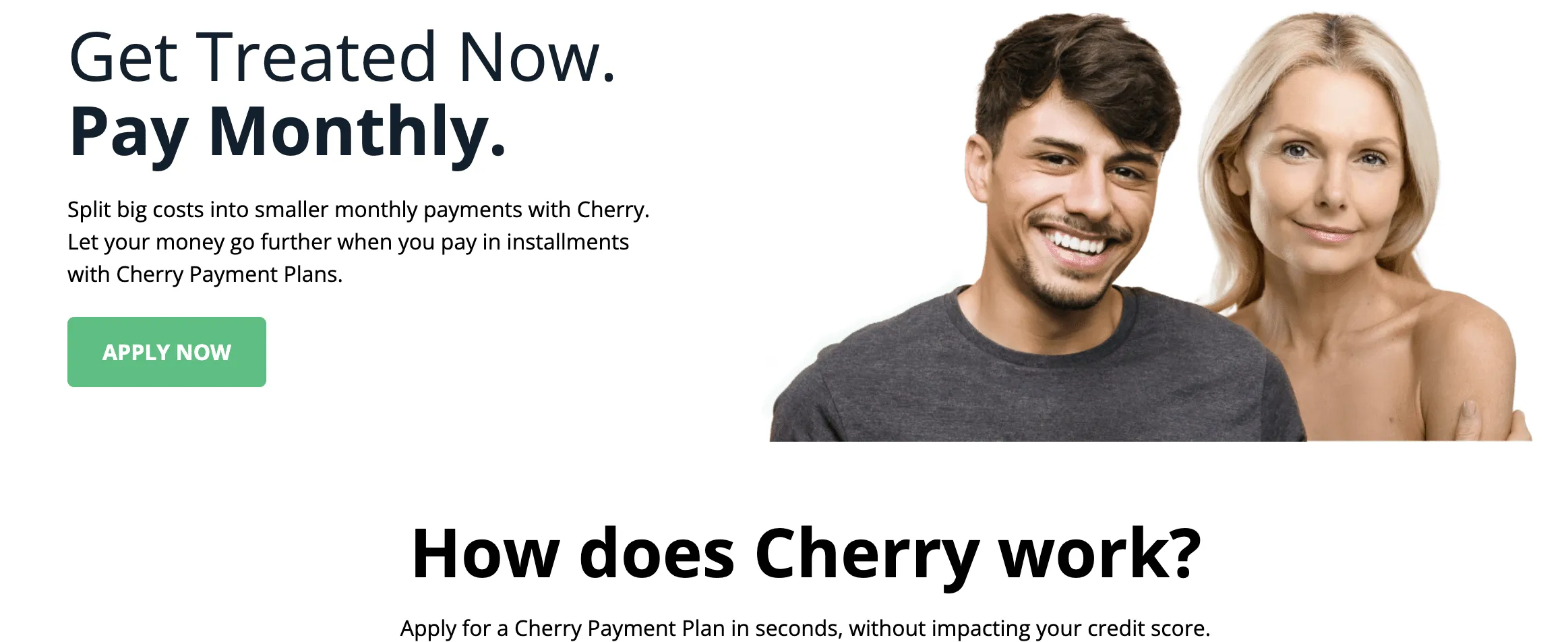 Cherry payment plan — pay over time for purchases between $200 and $25,000